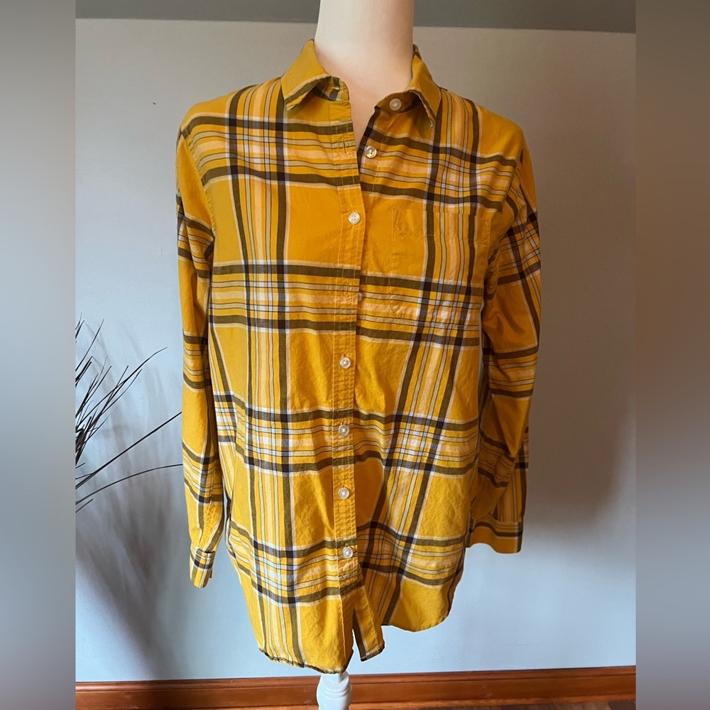 Lands’ End Plaid Shirt